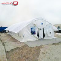 چادر ستون بادی بزرگ و چند دهنه